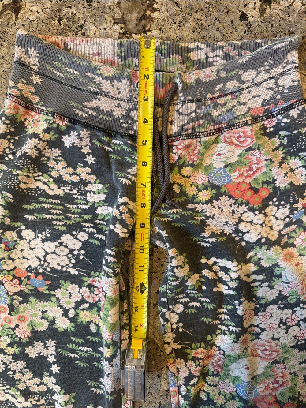 Lucky Brand Gray Floral Wide-Leg Pants Y2K XXS - Picture 11 of 13